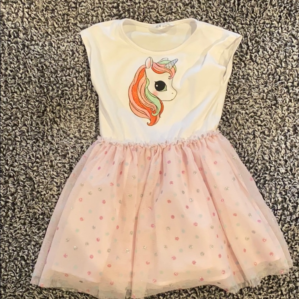 Girl’s H&M Unicorn Dress Size 4-6